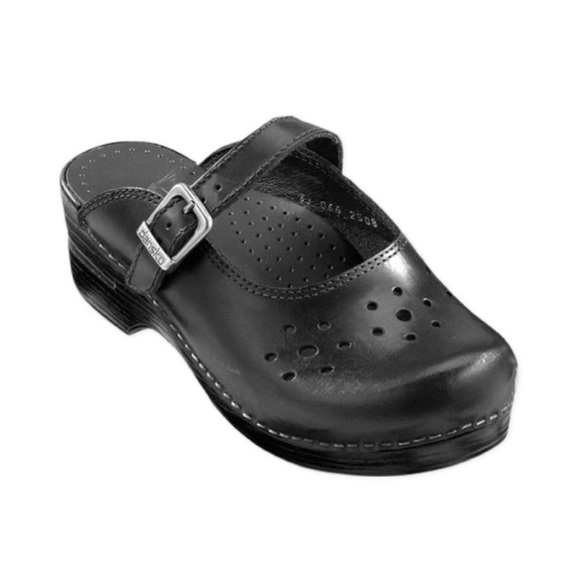 DANSKO Merrie Clogs Black Leather Mary Jane Slip-on Styling EU 37 / US 6.5-7 - Picture 12 of 12
